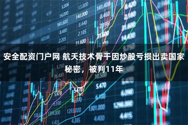 安全配资门户网 航天技术骨干因炒股亏损出卖国家秘密，被判11年
